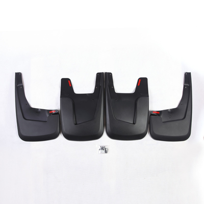Set of 4 Rubber Splash Guards Mud Flaps For Ram 1500 2019 2020 Pickups Without Fender Flares