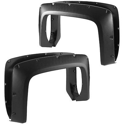 Durable High Quality Car Body Part OEM Plastic Wheel Arch Fender Flares 14-17 Chevy Silverado 1500 Short Bed