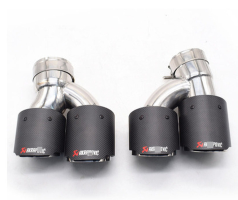 Carbon Fiber Ak Carbon Fiber Exhaust Pipe Fit For New 5 Series 525 530 G30 G38 Exhaust Pipe 2018-2020