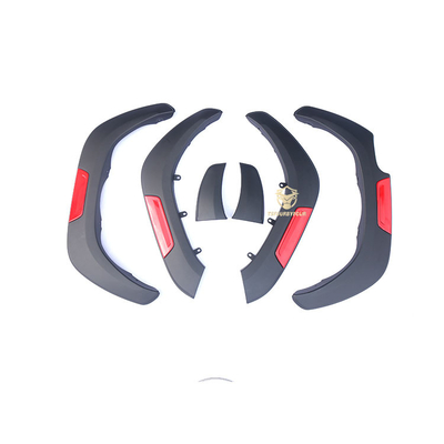 1:1 OEM; with black +grey color/black +red color Taishuai OEM pickup car fender flares wheel arch covers for hilux revo rocco conquest 2015 2018 2021 accessories