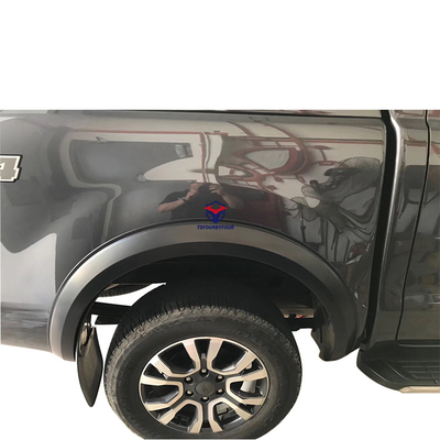 Ranger t8 2018 2019 2020 wildtrak; XLT; PX3 4inch Wheel Arch Damper Slim Flares For Ranger XLT Wildtrak 2018 2019 2020 PX3 Accessories With Rader Sensor Holes