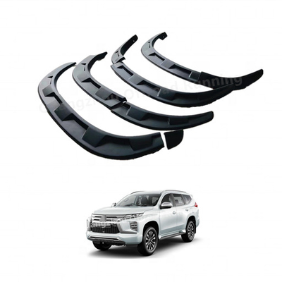 plastic fender flare for pajero sport 2021 2022 Montero car wheel arch fenders flares wheel eyebrow protector new