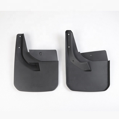 Brief &amp;amp; Single Color Molded Black Molded Splash Guards Mud Flaps For Jeep Wrangler JL