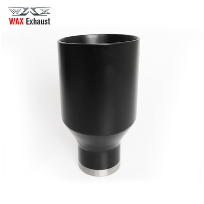 Car Part Factory Directly Sell High Quality Matte Black Stainless Steel Exhaust Tips Muffler Tips For Universal Car